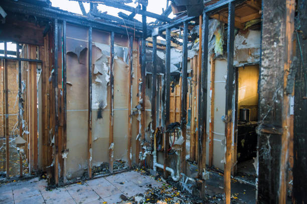 Professional Fire Damage Repair technician working in Port LaBelle, FL